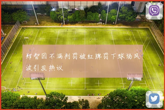 郑智因不满判罚被红牌罚下球场风波引发热议